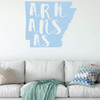 Arkansas Wall Decor Vinyl Decal State Silhouette for Living Room, Bedroom