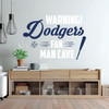 Baseball Wall Decal | Los Angeles Wall Decor | Vinyl Sticker for Sports Team Athlete Bedroom Decoration, Playroom or Home | ManCave Gift