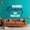 Baseball Wall Decal | Los Angeles Wall Decor | Vinyl Sticker for Sports Team Athlete Bedroom Decoration, Playroom or Home | ManCave Gift