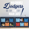 Baseball Wall Decal | Los Angeles Wall Decor | Vinyl Sticker for Sports Team Athlete Bedroom Decoration, Playroom or Home | ManCave Gift
