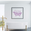 Bath Time Wall Decal for Children's Bathroom Decoration - Removable Vinyl Sticker for Home Decor