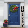 Be Merry Christmas Themed Vinyl Decal