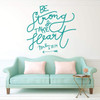 Be Strong Wall Decal