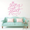 Be Strong Wall Decal