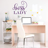 Boss Lady Decal Wall Decor