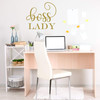 Boss Lady Decal Wall Decor