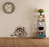 Bulldog Home Decor | Pet Themed Vinyl Wall Decal for Dog Lovers | Great for Vet Office, Kids, or Teens Bedroom, Bathroom, Nursery or Dorm | Custom Sizes and Colors Fit Any Themed Living Space