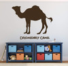Camel Home Decor Wall Decal - Desert Themed Vinyl Decor for Child's Bedroom, Playroom, or School Classroom - Decoration for Zoo or Travel Agency
