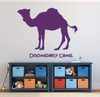 Camel Home Decor Wall Decal - Desert Themed Vinyl Decor for Child's Bedroom, Playroom, or School Classroom - Decoration for Zoo or Travel Agency