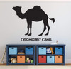Camel Home Decor Wall Decal - Desert Themed Vinyl Decor for Child's Bedroom, Playroom, or School Classroom - Decoration for Zoo or Travel Agency