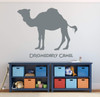 Camel Home Decor Wall Decal - Desert Themed Vinyl Decor for Child's Bedroom, Playroom, or School Classroom - Decoration for Zoo or Travel Agency