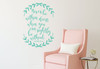 Charlotte Mason Wall Decal - Never Be Within Doors When You Can Rightly Be Without - Vinyl Wall Decal for Home Decor, Playroom or Study Area.