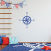 Children Compass Wall Decal - Vinyl Decorations for Boy's Bedroom, Playroom or Study Area