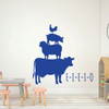 Children Room Decor - Chicken, Pig, Sheep, Cow - E-I-E-I-O - Decoration for Bedroom, Playroom or Nursery Room