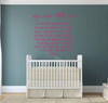 Children Room Decor - My Dear Little One - Boys or Girl's Bedroom Decoration, Playroom or Nursery Room
