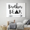 Children Wall Decal - Brother Bear - Vinyl Decorations for Boy's Bedroom, Playroom or Study Area