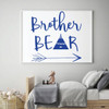 Children Wall Decal - Brother Bear - Vinyl Decorations for Boy's Bedroom, Playroom or Study Area