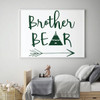 Children Wall Decal - Brother Bear - Vinyl Decorations for Boy's Bedroom, Playroom or Study Area