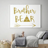 Children Wall Decal - Brother Bear - Vinyl Decorations for Boy's Bedroom, Playroom or Study Area