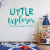 Children's Room Wall Decal ' 'Little Explorer' with Arrow Design - Boys or Girl's Bedroom Decoration, Playroom or Nursery Room Decor