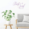 Christian Wall Decal - Trust In The Lord With All Your Heart - Vinyl Scripture And Religious Home Bathroom Decor - Church Decoration