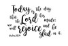Christian Wall Decal Psalms 118:24