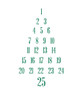 Christmas Countdown Tree Vinyl Decal
