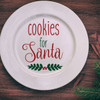 Christmas Wall Decal - Cookies for Santa Claus - Holiday Vinyl Decor for Living Room or Home Decoration