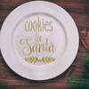 Christmas Wall Decal - Cookies for Santa Claus - Holiday Vinyl Decor for Living Room or Home Decoration