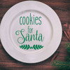 Christmas Wall Decal - Cookies for Santa Claus - Holiday Vinyl Decor for Living Room or Home Decoration