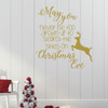 Christmas Wall Decal - May You Never Be Too Grown Up - Holiday Vinyl Decor for Living Room or Home Decoration