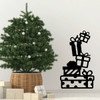 Christmas Wall Decal - Stacked Christmas Presents - Holiday Vinyl Stickers for Living Room, Family Room Decor or Home Decoration