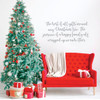 Christmas Wall Decal - The Best of All Gifts - Holiday Vinyl Stickers for Living Room, Family Room Decor or Home Decoration