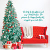 Christmas Wall Decal - The Best of All Gifts - Holiday Vinyl Stickers for Living Room, Family Room Decor or Home Decoration