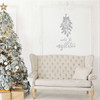 Christmas Wall Decal - Under The Mistletoe - Holiday Vinyl Decor for Living Room or Home Decoration