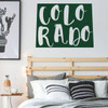 Colorado Wall Decal - State Silhouette Vinyl Art for Home Decor, Living Room or Family Room Decoration
