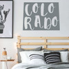 Colorado Wall Decal - State Silhouette Vinyl Art for Home Decor, Living Room or Family Room Decoration