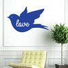 Condolences Gift - Dove Bird Vinyl Wall Decal - Peaceful Decor for Home, Bedroom, or Healing Gift For Those Suffering From Loss