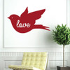 Condolences Gift - Dove Bird Vinyl Wall Decal - Peaceful Decor for Home, Bedroom, or Healing Gift For Those Suffering From Loss