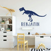 Custom Name Dinosaur Wall Decal