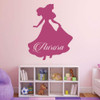 Custom Name Princess Aurora Personalized Vinyl Wall Sticker