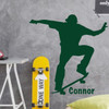 Custom Name Skateboarder Wall Decal Vinyl Sticker