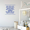 Boys Wall Decor | Nursery or Bedroom Vinyl Lettering Stickers | Here Sleeps a Boy Quote | Baby Shower or Birthday Gift | Small, Large, Extra Large | Black, White, Blue, Other Colors