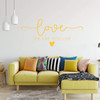 Home Wall Decor | Love the Life You Live | Craft Room, Bedroom, Living Room, Entryway | Vinyl Decal Decoration for Home, Dorm, Studio, Playroom Or Office | Vinyl Sticker for Laptop