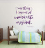 Life Quote Vinyl Wall Decal
