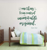 Life Quote Vinyl Wall Decal