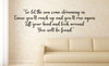 Life Quote Vinyl Wall Decal