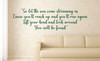 Life Quote Vinyl Wall Decal