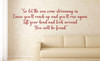 Life Quote Vinyl Wall Decal