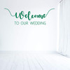 Wedding Decor | Welcome Vinyl Wall Decal Lettering | Small, Large, Extra Large | Black, White, Gold, Silver, Pink, Many Other Colors